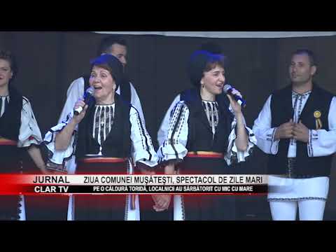 stire 01 07 2019  Ziua Comunei Muşăteşti, spectacol de zile mari