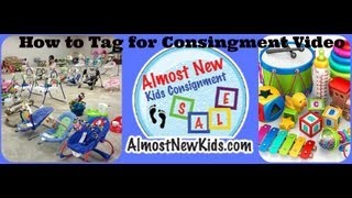 How to Label Items for Kids Consignment Sales | Almost New Kids Consignment