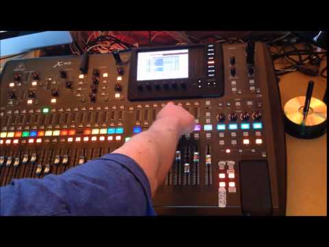 Behringer X32 DCA Channel Setup