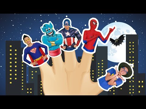 Superheroes Finger Family Collection | Nursery Rhymes for Babies Educational | BiBu TV