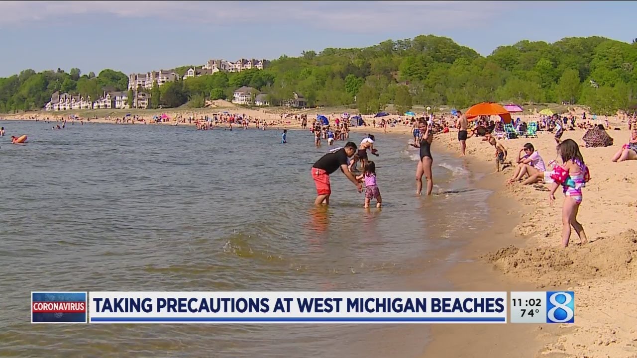 Taking precautions at West Michigan beaches