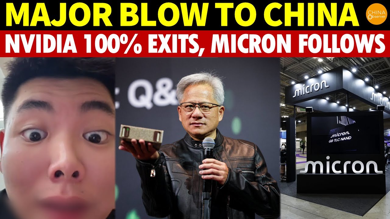 Major Blow to China! Nvidia 100% Exits, Micron Stops Sending Chips to China