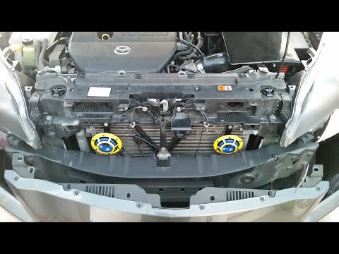 7: Hella Sharp Tone Horns on 2010 Mazda 3