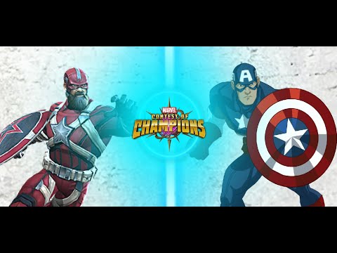 Captain America VS Red Guardian (Marvel Contest of Champions)