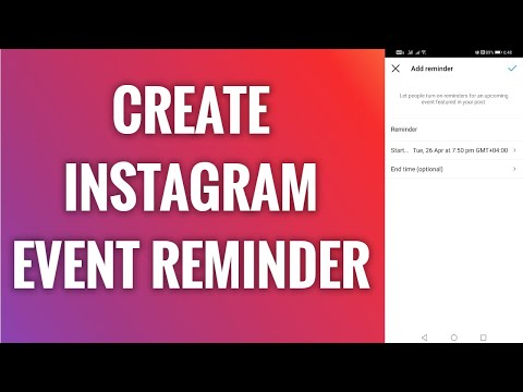 How To Create Instagram Event Reminder