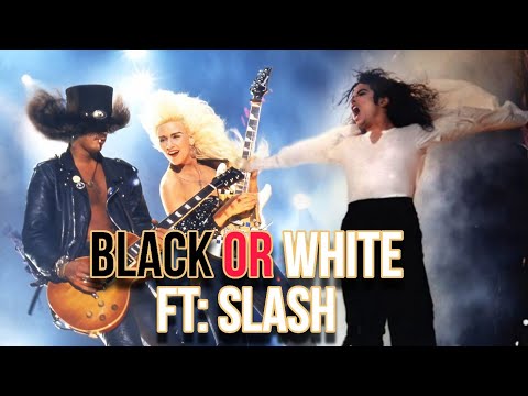 Michael Jackson - Black Or White Live Ft: Slash Dangerous Tour (mix)