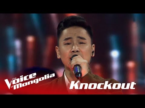 Munkhbayar - "Too Good at Goodbyes" | The Knock Out | The Voice of Mongolia 2018
