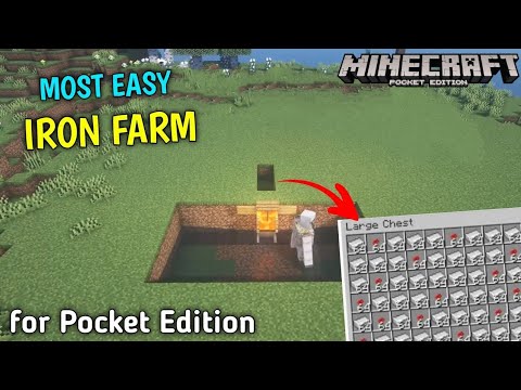 Unbelievable Iron Farm Hack for MCPE 1.20