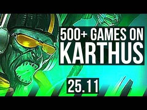 KARTHUS vs GWEN (JGL) | 500+ games | KR Diamond | 25.11