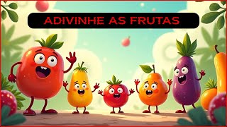 VOCÊ CONSEGUE ADIVINHAR AS 10 FRUTAS? 🍌🍎🍇 | Quiz Infantil Divertido!