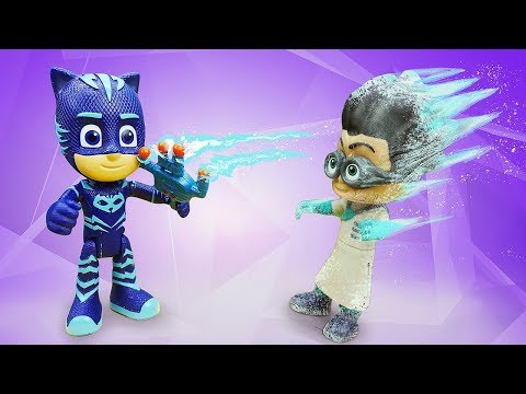 Spielzeugvideo für Kinder auf Deutsch. Die Pyjamahelden retten Eulette. Spielspaß mit den PJ Masks.