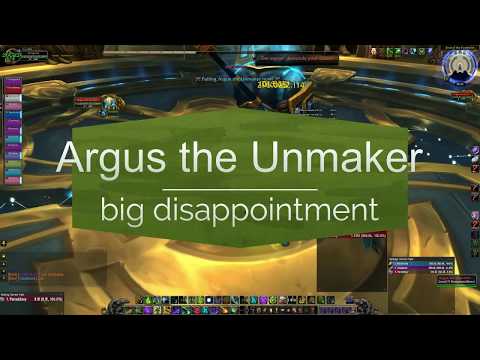 World Of Warcraft 🔥  Argus The Unmaker Normal Mode 🔥 Vengeance Demon Hunter Tank [7.3.5 PVE POV]