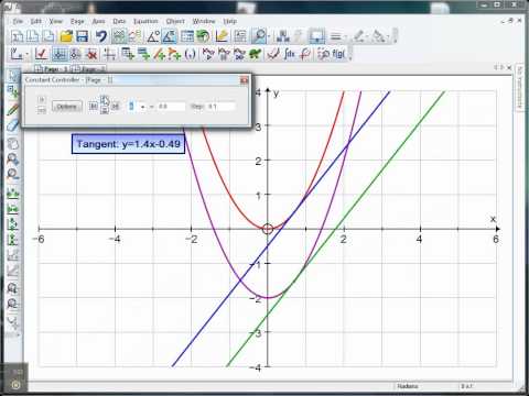 Mr Barton's Autograph Video 45 - Tangents and the Gradient Function