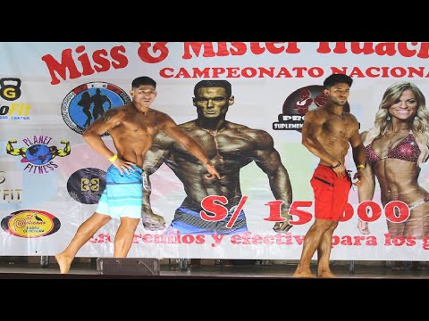 MENS PHYSIQUE SENIOR 1.70 m. – MISS & MISTER HUACHO 2022
