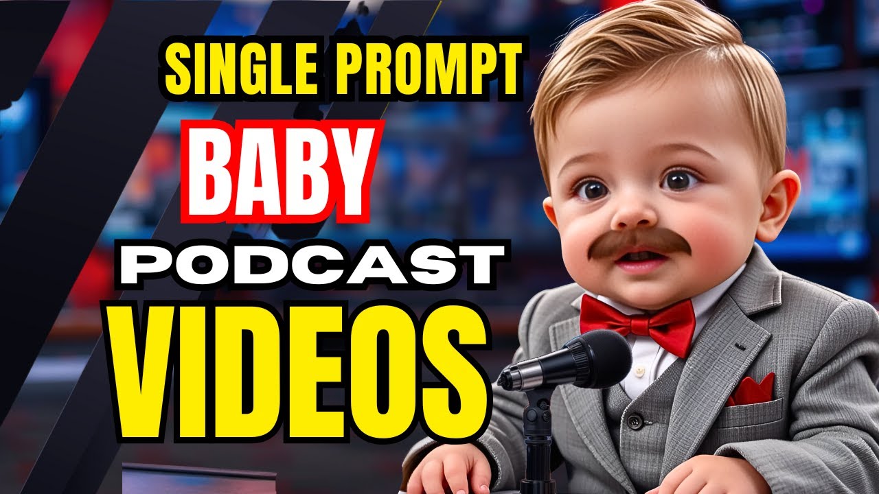 How to Make VIRAL Baby Podcast Videos with FREE AI Tools