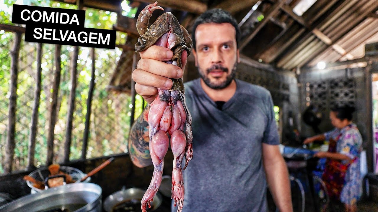 Provando COMIDAS DA SELVA na Tailândia 😮 🇹🇭