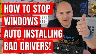How To Stop Windows Auto Installing Microsoft Drivers For Your Graphics Card Or APU