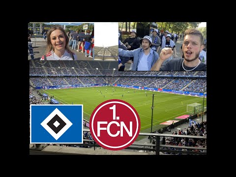 HSV vs Nürnberg - Stadionvlog bei 25 Grad in Hamburg