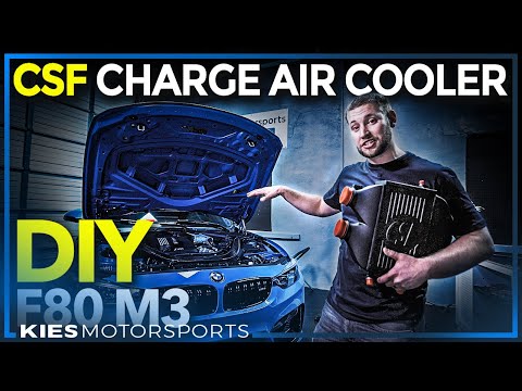 How to Install a CSF CHARGE AIR COOLER on an F80 M3, F82 M4, and F87 M2 Competition