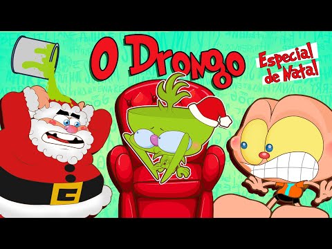 Capa de Mongo e Drongo ESPECIAL de NATAL 🎅 - O Drongo ou o Grinch?! 🐸 2024