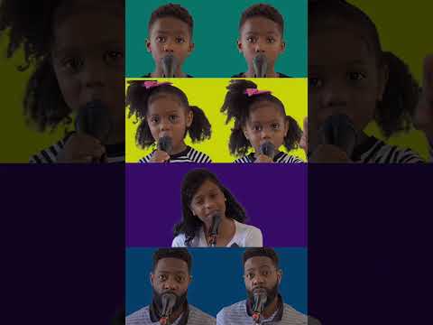 Musical family sings 8 part harmony!!😲 #shorts | Wilson World
