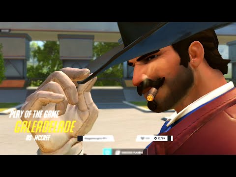 Gale Carry McCree gameplay - POTG! [ Overwatch Season 30 Top 500 ]