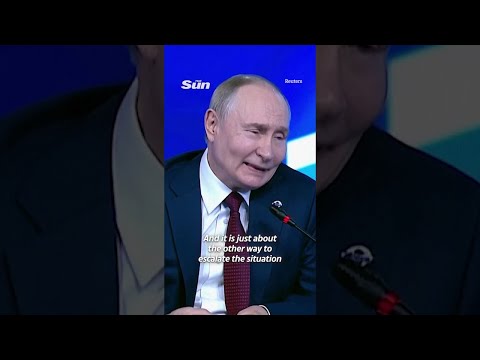 Putin makes joke about flying drones over Europe