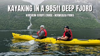 Travel vlog - Kayaking in Geiranger, Norway | Norwegian Prima Cruise Vlog July 2024