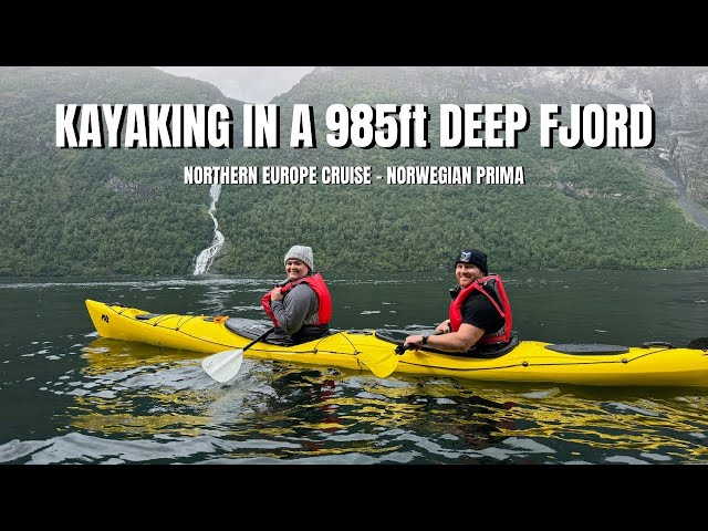 Travel vlog - Kayaking in Geiranger, Norway | Norwegian Prima Cruise Vlog July 2024