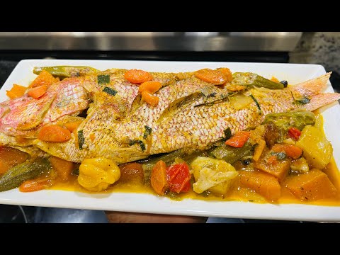 Jamaican style steamed fish recipe