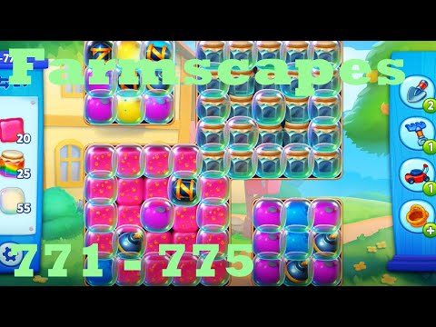 Farmscapes Level 771 - 775 HD Gameplay Walkthrough |  3 - match game | android | ios | pc | app
