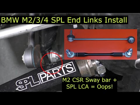 BMW M2/M3/M4 SPL Front Sway Bar End Links Install (F8x chassis)