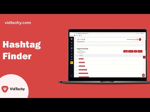 VidTechy HashTag Finder