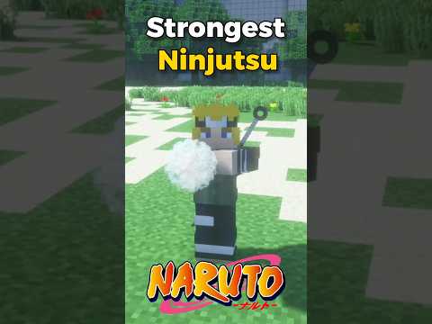 The STRONGEST Naruto Jutsu in Minecraft #shorts #narutomod #naruto
