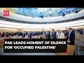 Pakistan leads moment of silence for 'occupied Palestine and elsewhere' at UN Human Rights Council