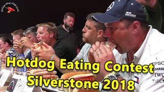 Hotdog Eating Contest F1 Grand Prix Silverstone Woodlands 2018
