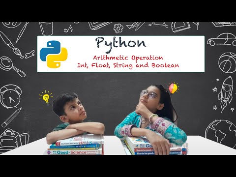 3 Python For Kids Arithmetic Operation Int String Boolean