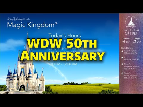 50th Anniversary WDW Today Channel 2021 - Resort TV - Walt Disney World