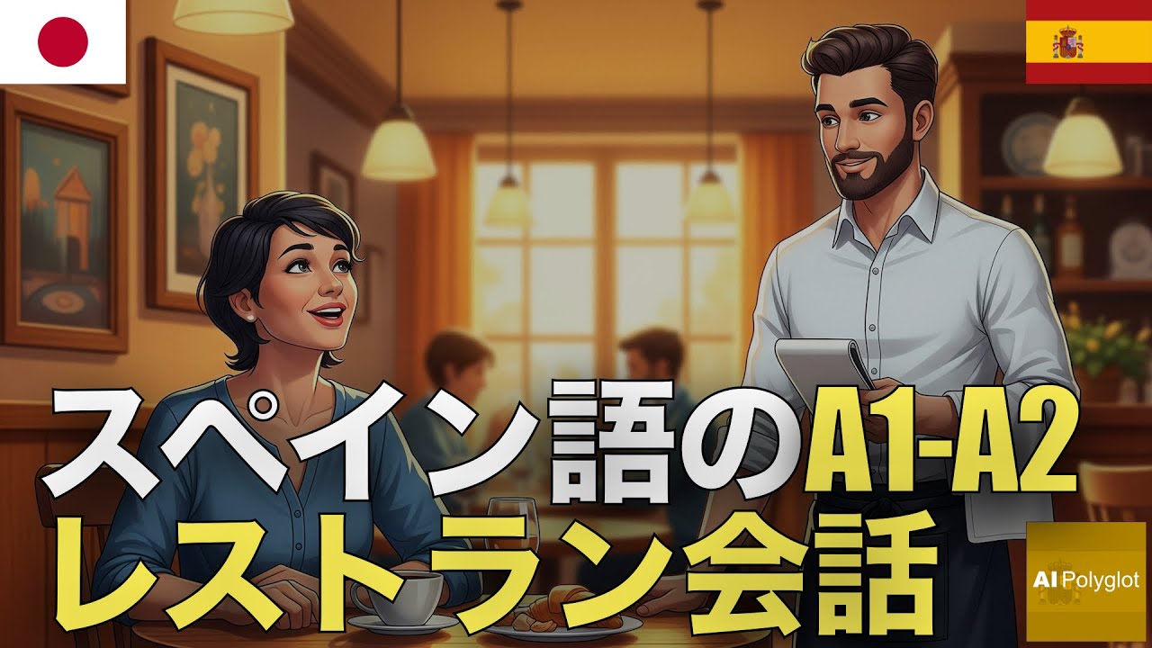 スペイン語のA1-A2レストラン会話 | 聞き流し | Spanish | 旅行必須 episode artwork