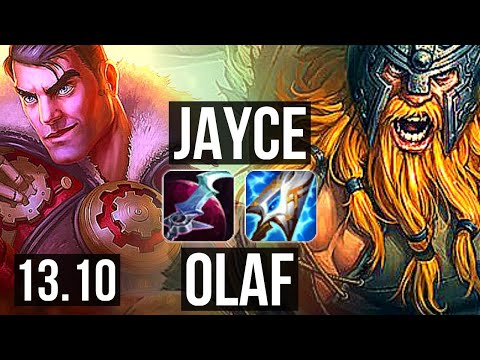 JAYCE vs OLAF (TOP) | 1.0M mastery, 8/2/2 | KR Diamond | 13.10