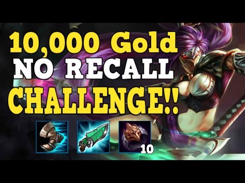 10,000 GOLD WITHOUT RECALLING CHALLENGE! FIGHT FOR 10K GOLD WITHOUT DYING/RECALLING!