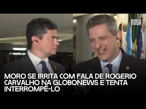 🔥Rogerio Carvalho angers Moro live on air by citing the "fraudulent trial" of Lava Jato🔥