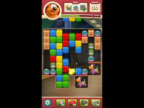 Toon Blast Level 4874 - NO BOOSTERS 🐻🐺🐱 | SKILLGAMING ✔️