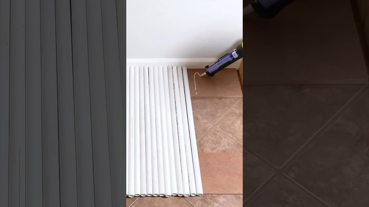 I MADE A DESK WITH PVC PIPES #homeoffice ✨ FULL TUTORIAL in new video! ✨ #pvcpipe #flutedfurniture