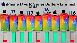Download lagu iPhone 17 vs iPhone 16 SERIES - iOS 26.3 Ultimate Battery DRAIN Test 🥵 mp3 Download lagu iPhone 17 vs iPhone 16 SERIES - iOS 26.3 Ultimate Battery DRAIN Test 🥵 mp3