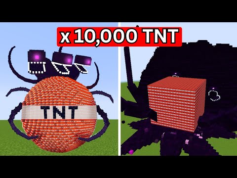 Cracker's Wither Storm VS x10,000 TNT || Minecraft