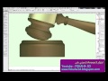 créer gavel court 3D ARCHICAD---marteau de ...