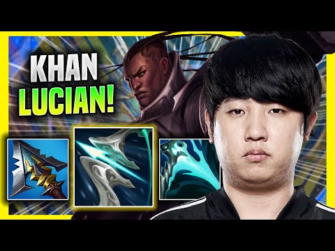 KHAN IS A GOD WITH LUCIAN! - DK Khan Plays Lucian TOP vs Jayce!