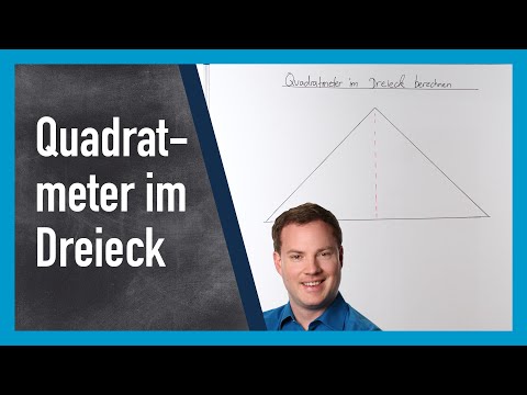 Calculate square meters in a triangle