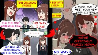 Download lagu [Manga Dub] My Dad Remarried… and Now I Live With Twin Childhood Friends Who Both Want Me![RomCom] mp3